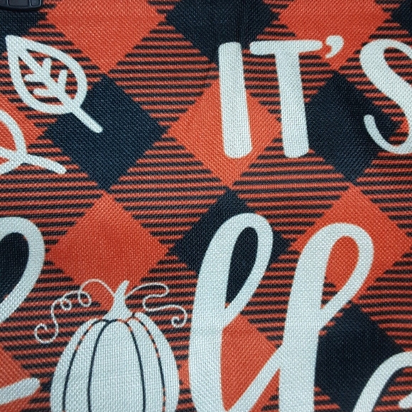 NEW Set of 4 Fall/Autumn Pillowcovers - gnomes/orange buffalo plaid **SO CUTE** - Picture 4 of 10